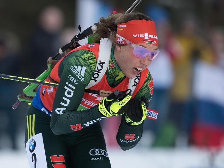 In Antholz gefordert: Laura Dahlmeier.