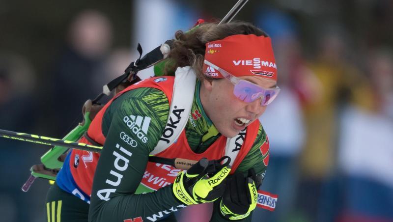 In Antholz gefordert: Laura Dahlmeier. In Antholz gefordert: Laura Dahlmeier.