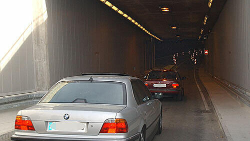 Bald wird hier im Petueltunnel auch geblitzt Bald wird hier im Petueltunnel auch geblitzt