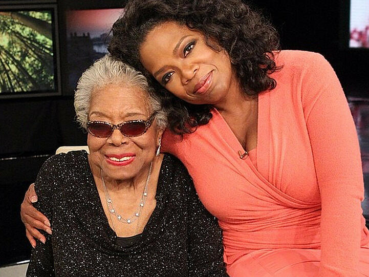 Oprah Winfrey und Maya Angelou: Dieses Bild postete Winfrey auf Instagram