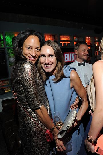 Instyle-Chefredakteurin Annette Weber (r.)