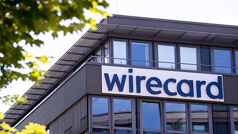 Der Schriftzug von Wirecard ist an der Firmenzentrale des Zahlungsdienstleisters zu sehen. Foto: Sven Hoppe/dpa