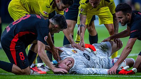 Marc-André ter Stegen verletzte sich schwer in einem Spiel des FC Barcelona.