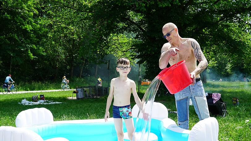 Luxus für den Sparfuchs: Es muss nicht immer ein Pool sein, manchmal reicht auch ein Planschbecken.