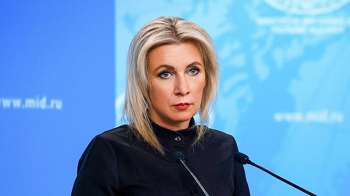 Maria Sacharowa, Sprecherin des russischen Außenministeriums.