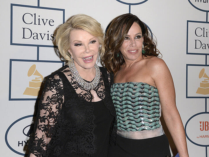 Joan und Melissa Rivers bei den Grammy Awards 2014