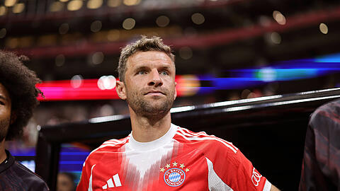 Sein letztes Spiel im Bayern-Trikot: Thomas Müller im Viertelfinale der Klub-WM gegen Paris St. Germain.
