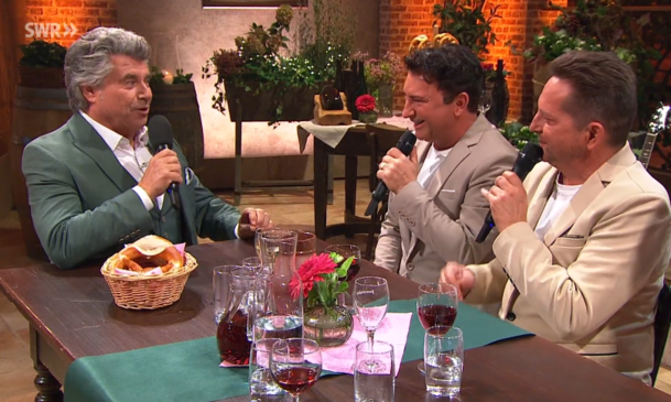 Fantasy mit Freddy (M.) und Martin Hein (r.) zu Gast bei Andy Borg im "Schlager-Spaß". Fantasy mit Freddy (M.) und Martin Hein (r.) zu Gast bei Andy Borg im "Schlager-Spaß".