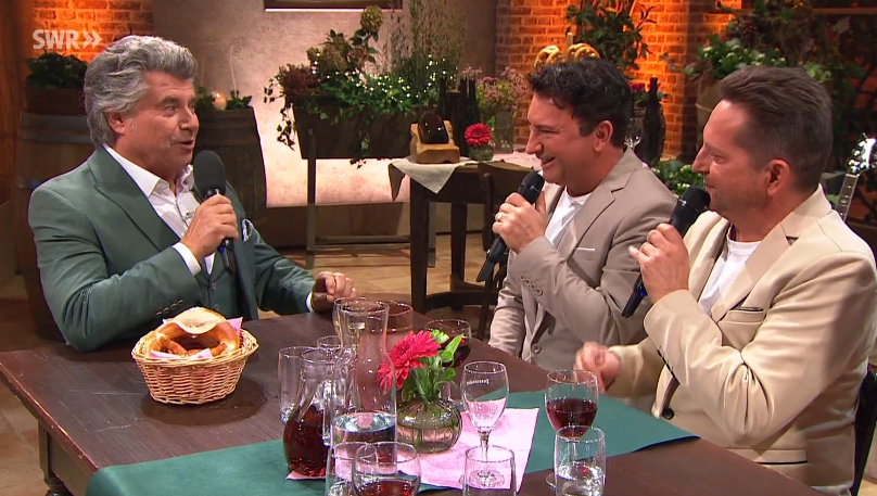 Fantasy mit Freddy (M.) und Martin Hein (r.) zu Gast bei Andy Borg im "Schlager-Spaß". Fantasy mit Freddy (M.) und Martin Hein (r.) zu Gast bei Andy Borg im "Schlager-Spaß".