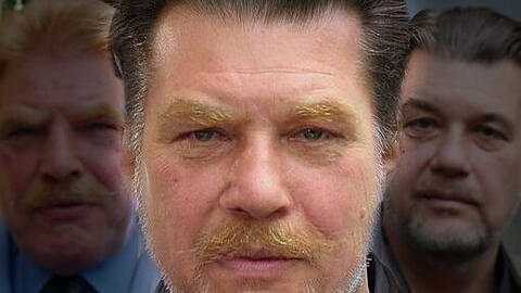 Per Foto-App "facefusion" vereint: Karl-Heinz Wildmoser und Gerhard Mayrhofer ergeben Karl-Gerhard Mayrhofer.