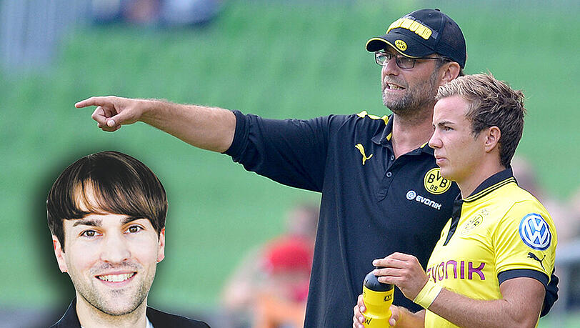 Bald wieder vereint? Jürgen Klopp und Mario Götze in gemeinsamen Dortmunder Zeiten. Bald wieder vereint? Jürgen Klopp und Mario Götze in gemeinsamen Dortmunder Zeiten.
