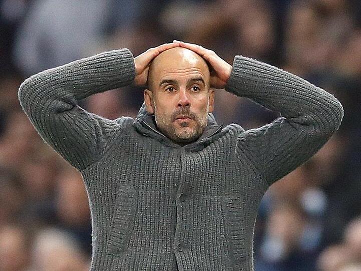 Trainer Pep Guardiola verpasste mit Man City erneut das Halbfinale der Champions League.