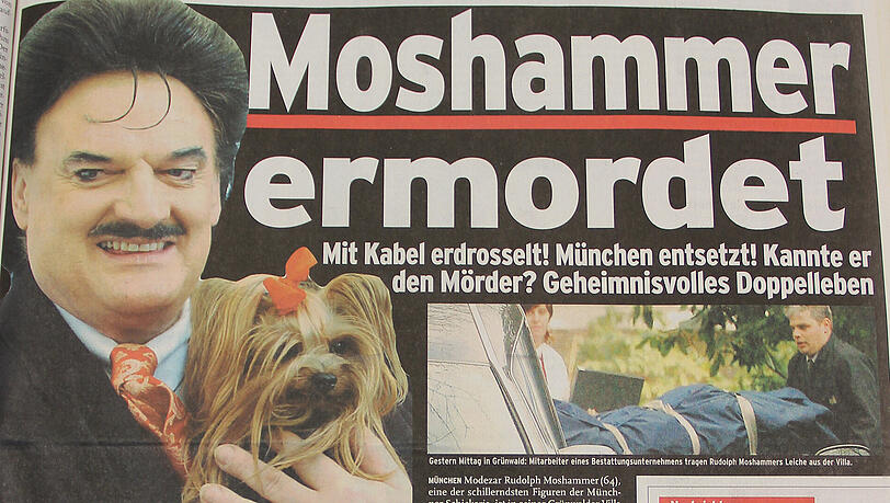 Der Moshammer-Tod: damals natürlich eine Schlagzeile der Abendzeitung. Der Moshammer-Tod: damals natürlich eine Schlagzeile der Abendzeitung.