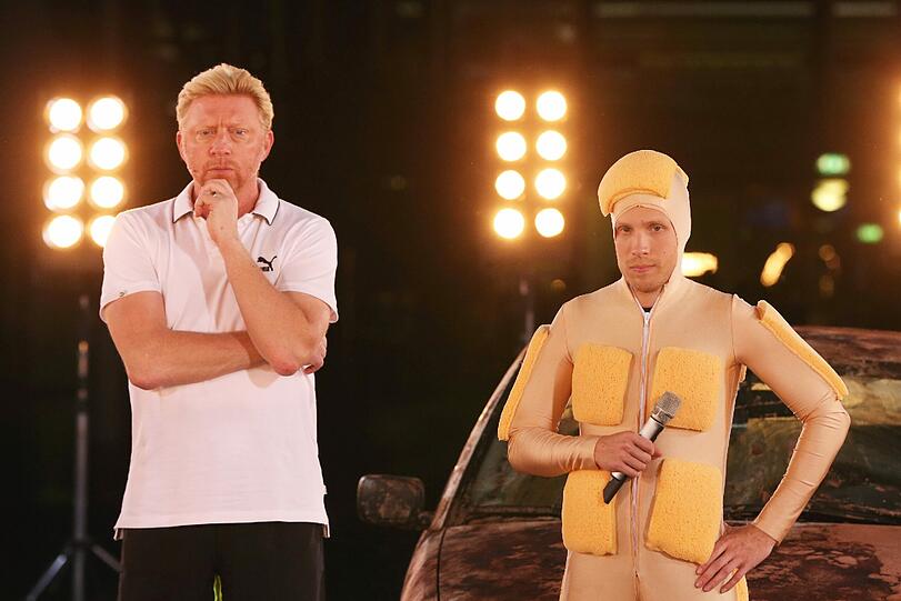 Boris Becker muss ran gegen Oli Pocher bei "Alle auf den Kleinen": So verrückt wird die RTl-Show - Die ersten Bilder