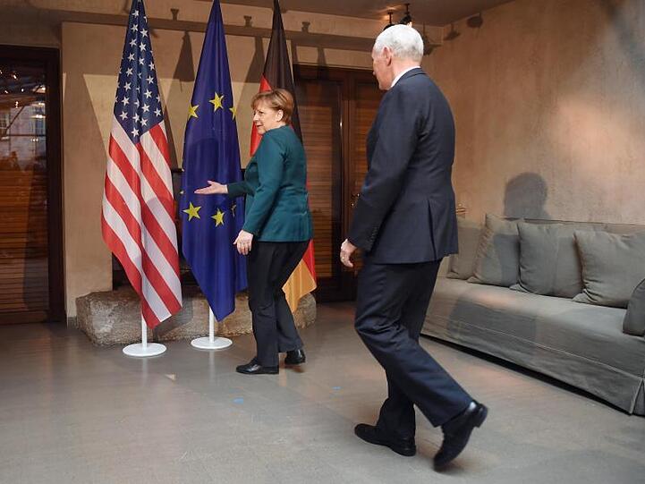 Bundeskanzlerin Angela Merkel während der Münchner Sicherheitskonferenz 2017.