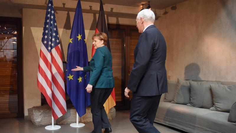 Bundeskanzlerin Angela Merkel während der Münchner Sicherheitskonferenz 2017. Bundeskanzlerin Angela Merkel während der Münchner Sicherheitskonferenz 2017.