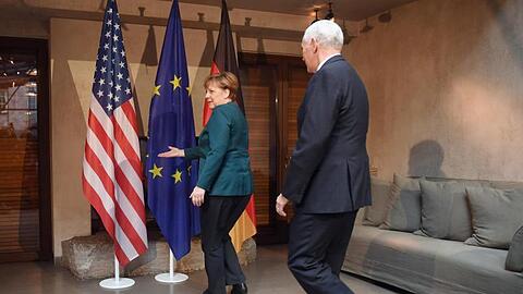 Bundeskanzlerin Angela Merkel während der Münchner Sicherheitskonferenz 2017.