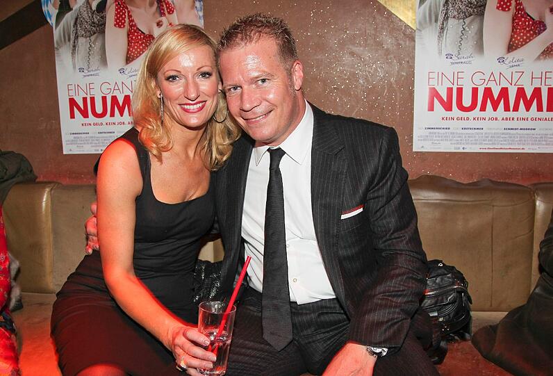 Kabarettistin und Schauspielerin Monika Gruber mit ihrem neuen Freund, dem Paulaner-Chef Andreas Steinfatt.