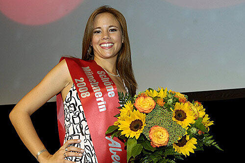 Die Jury kürte Maria Juliana Bieler zur Schönen Münchnerin 2008.