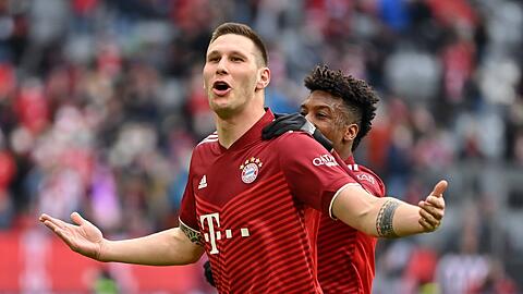 Abwehrchef und Torschütze: Bayerns Süle (l.), mit Coman.