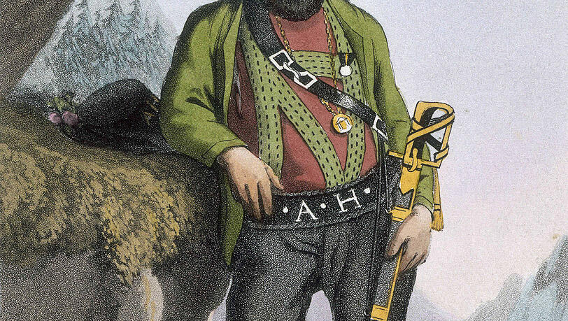 Portr&auml;t von Andreas Hofer (1767-1810).