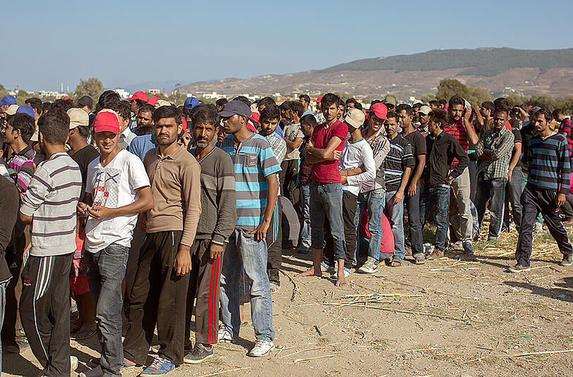 Flüchtlinge auf Kos.