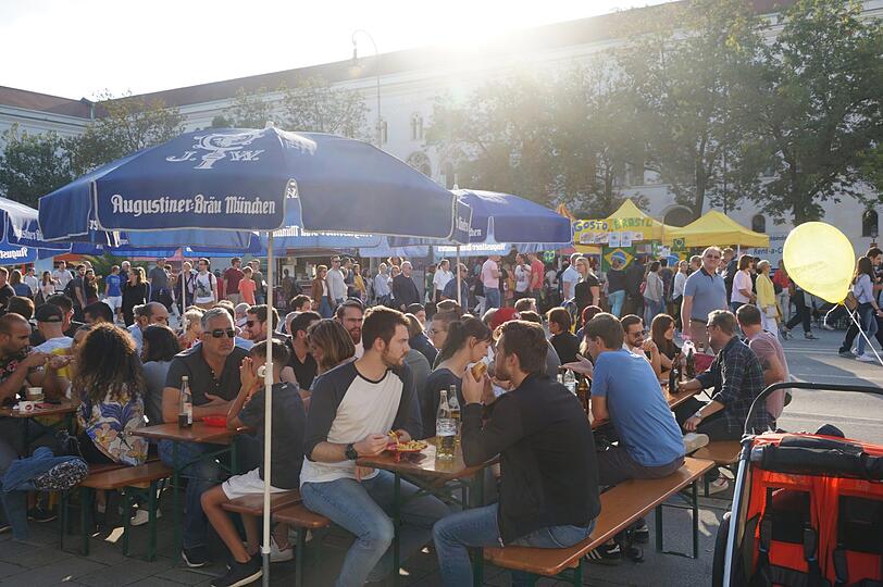 Das Streetlife-Festival, welches Green City ausrichtet, bespielt ziemlich genau 1609 Meter vom Odeonsplatz bis zum Siegestor.