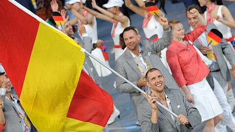 Für Dirk Nowitzki war es bei den Olympischen Spielen 2008 in Peking eine große Ehre deutscher Fahnenträger zu sein.