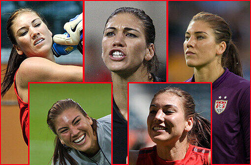 Hope Solo: Die Torhüterin der USA ist nicht nur aus sportlicher Sicht ein absoluter Hingucker! Die heißen Fotos der Schönheit...