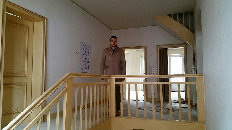 So schaut das Treppenhaus heute aus...