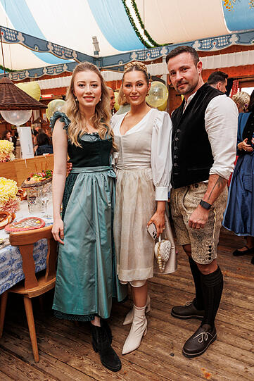 Eleonora Berger mit Sissi und Ben Melzer
