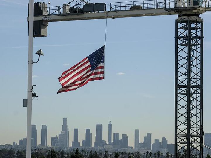 Baustelle in Hollywood: Die Arbeitslosenquote in den USA lag zuletzt mit 3,5 Prozent auf ihrem niedrigsten Stand seit 50 Jahren.