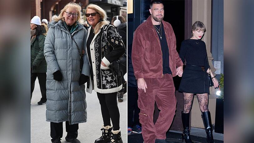 Donna Kelce und Andrea Swift (waren ohne ihre berühmten Kinder unterwegs. Donna Kelce und Andrea Swift (waren ohne ihre berühmten Kinder unterwegs.