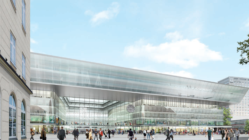 So soll der Blick aus der Schützenstraße auf den Hauptbahnhof aussehen. So soll der Blick aus der Schützenstraße auf den Hauptbahnhof aussehen.