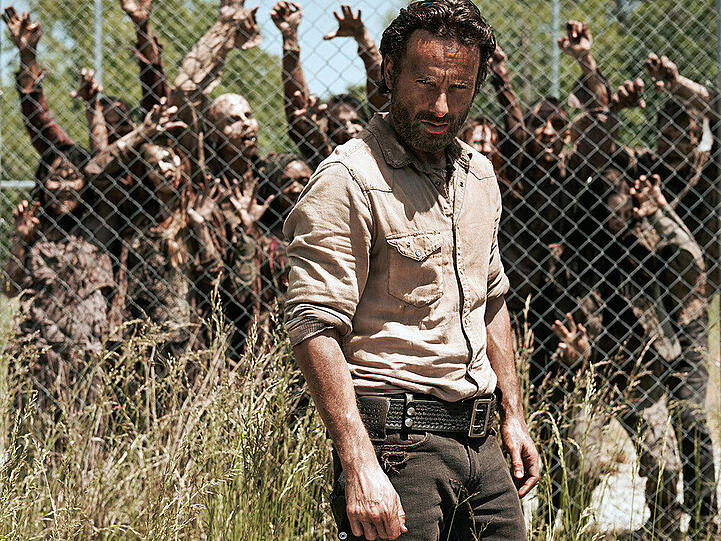 Rick Grimes aus "The Walking Dead" sieht so aus, als könne er einen Schluck des hauseigenen Bieres vertragen
