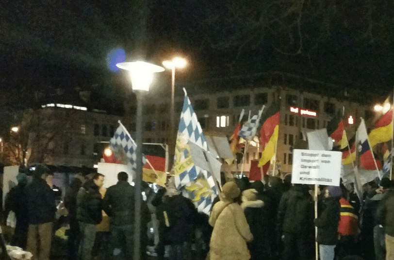 Eine Bagida-Kundgebung in München. (Symbolbild)