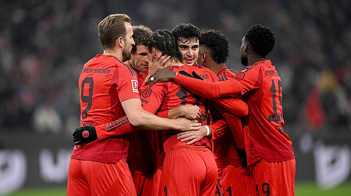 Traf zum 3:0 für den FC Bayern: Stürmer Harry Kane.