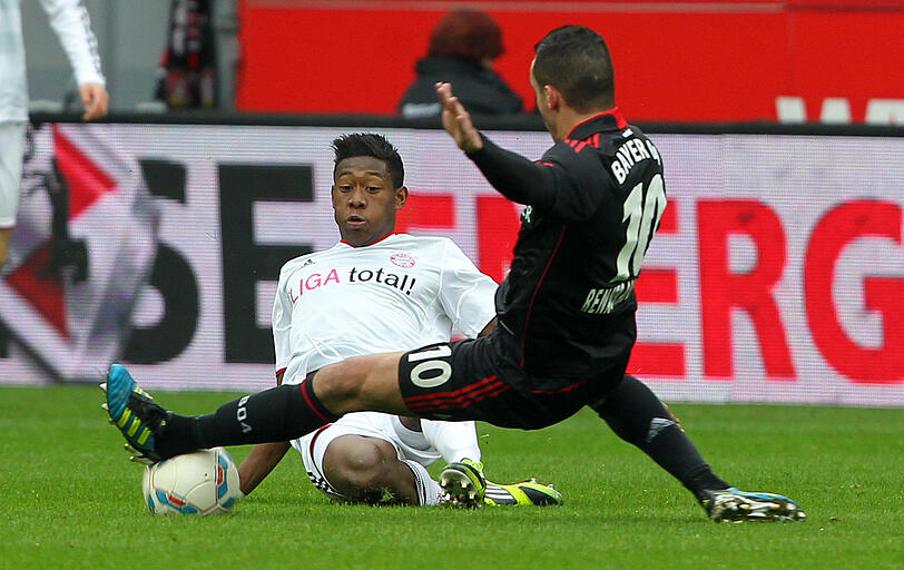 DAVID ALABA: Der Schweinsteiger-Ersatz fand schnell ins Spiel &ndash; organisierte und ordnete mit Drang nach vorne. Ein Torjäger wird er allerdings nicht &ndash; siehe sein halbherziger Volleyschuss. Note 3