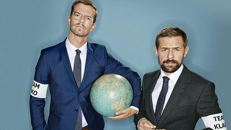 Joko Winterscheidt (l.) tritt mit seinem Team gegen Klaas Heufer-Umlauf an.