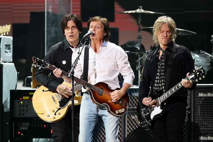 Riesiger Star-Auflauf beim Benezifkonzert zugunsten der Opfer von Hurrikan Sandy in New York