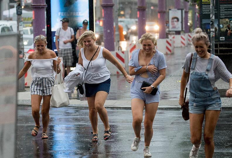 Die Bilder vom Unwetter-Chaos in Norddeutschland.