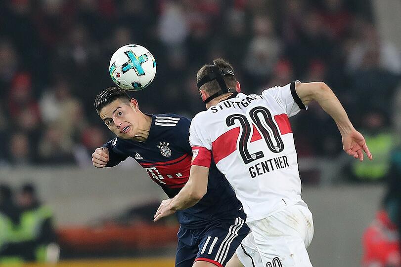 JAMES RODRÍGUEZ NOTE 3
Wusste im Mittelfeld noch am ehesten zu gefallen. Gute Übersicht, spielte intelligente Pässe. Scheiterte selbst nach einem Eckball per Flachschuss (40.). Sein Freistoß flog drüber (54.). Vergab in der Nachspielzeit das 2:0.
