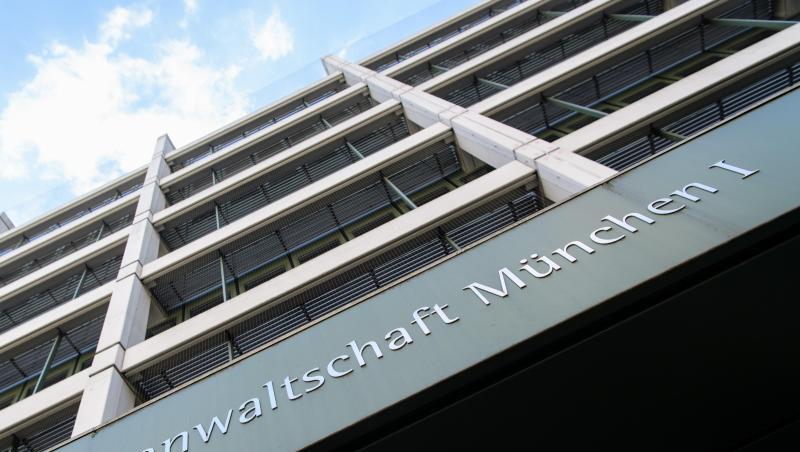 Der Schriftzug "Staatsanwaltschaft München I" am Eingang der Staatsanwaltschaft. Foto: Matthias Balk/dpa/Archivbild Der Schriftzug "Staatsanwaltschaft München I" am Eingang der Staatsanwaltschaft. Foto: Matthias Balk/dpa/Archivbild