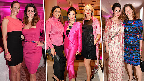 Dem Brustkrebs keine Chance: Die Bilder vom Charity-Dinner im Marriott Hotel zum Durchklicken.