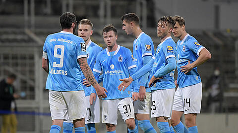 Der TSV 1860 trennt sich von Viktoria Köln mit 1:1.
