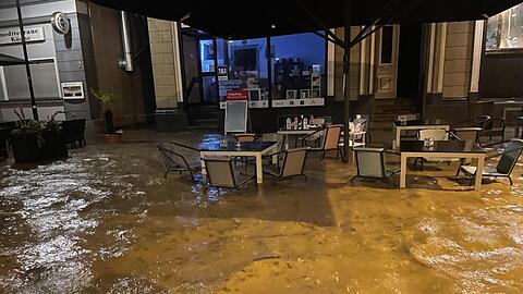 Land unter in Hagen.