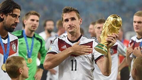 Miroslav Klose ist der WM-Rekordtorsch&uuml;tze. (Archivbild)