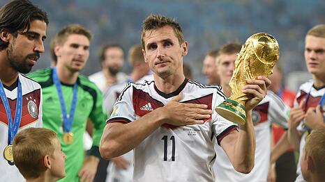 Miroslav Klose ist der WM-Rekordtorsch&uuml;tze. (Archivbild)