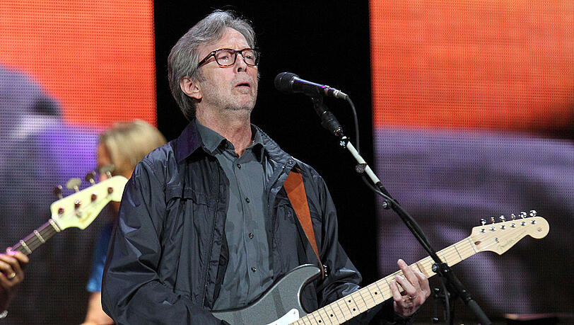 Eric Clapton bei einem seiner unzähligen Auftritte Eric Clapton bei einem seiner unzähligen Auftritte
