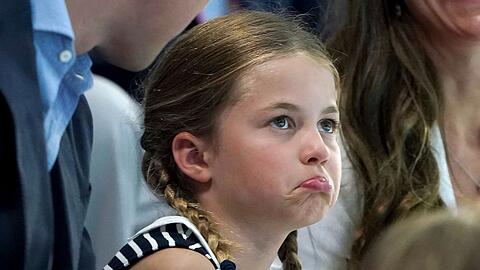 Die britische Prinzessin Charlotte als Zuschauerin bei den Commonwealth Games 2022.